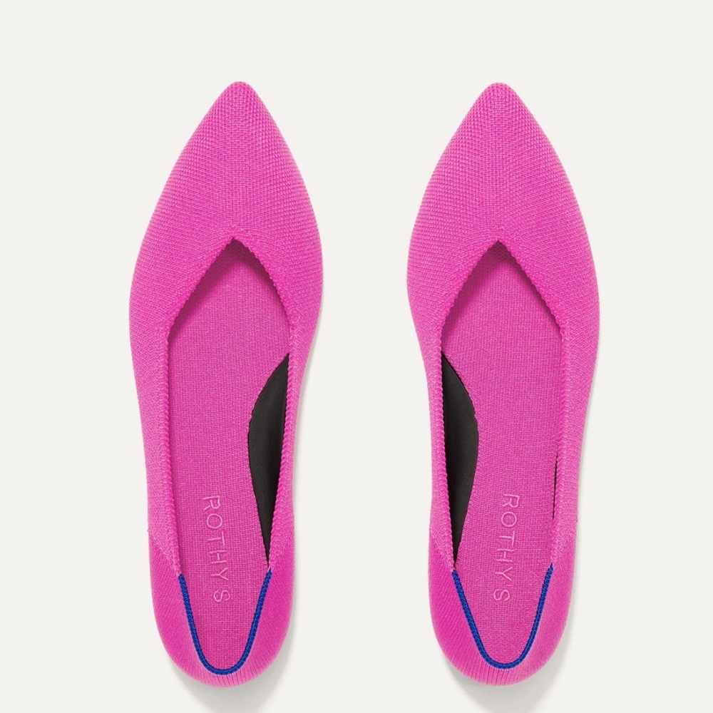 Rothy's The Point II - Dragon Fruit Size 9